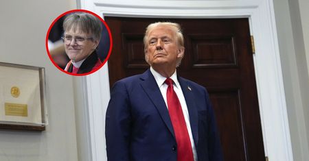 Poruszenie po nabożeństwie. Trump ostro o słowach biskupki