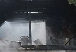 Pożar budynku w Opolskiem