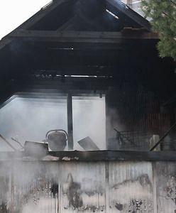 Pożar budynku w Opolskiem