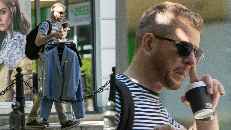 Filip Chajzer zajeżdża drogę innym samochodom na warszawskiej obwodnicy