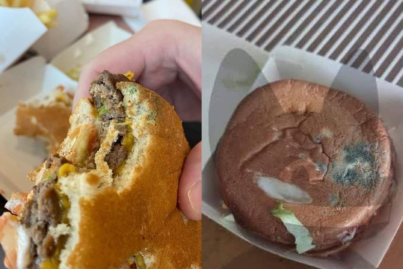 Rosyjska podróbka McDonald's sprzedaje spleśniałe burgery