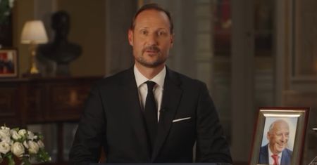 Haakon VIII po śmierci ojca. Te słowa poruszyły Norwegów