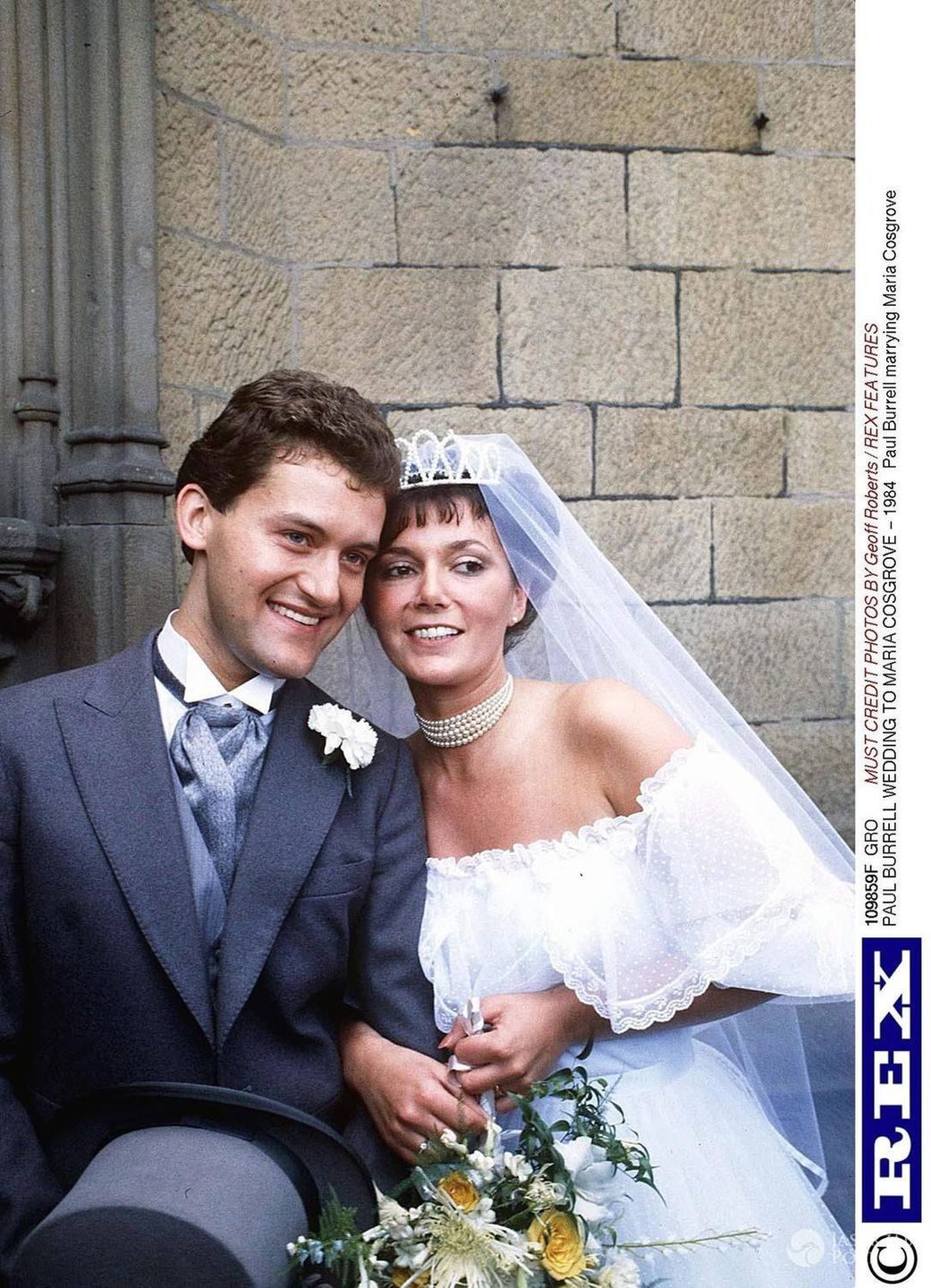 Paul Burrell ze swoją żoną Marią Cosgrove