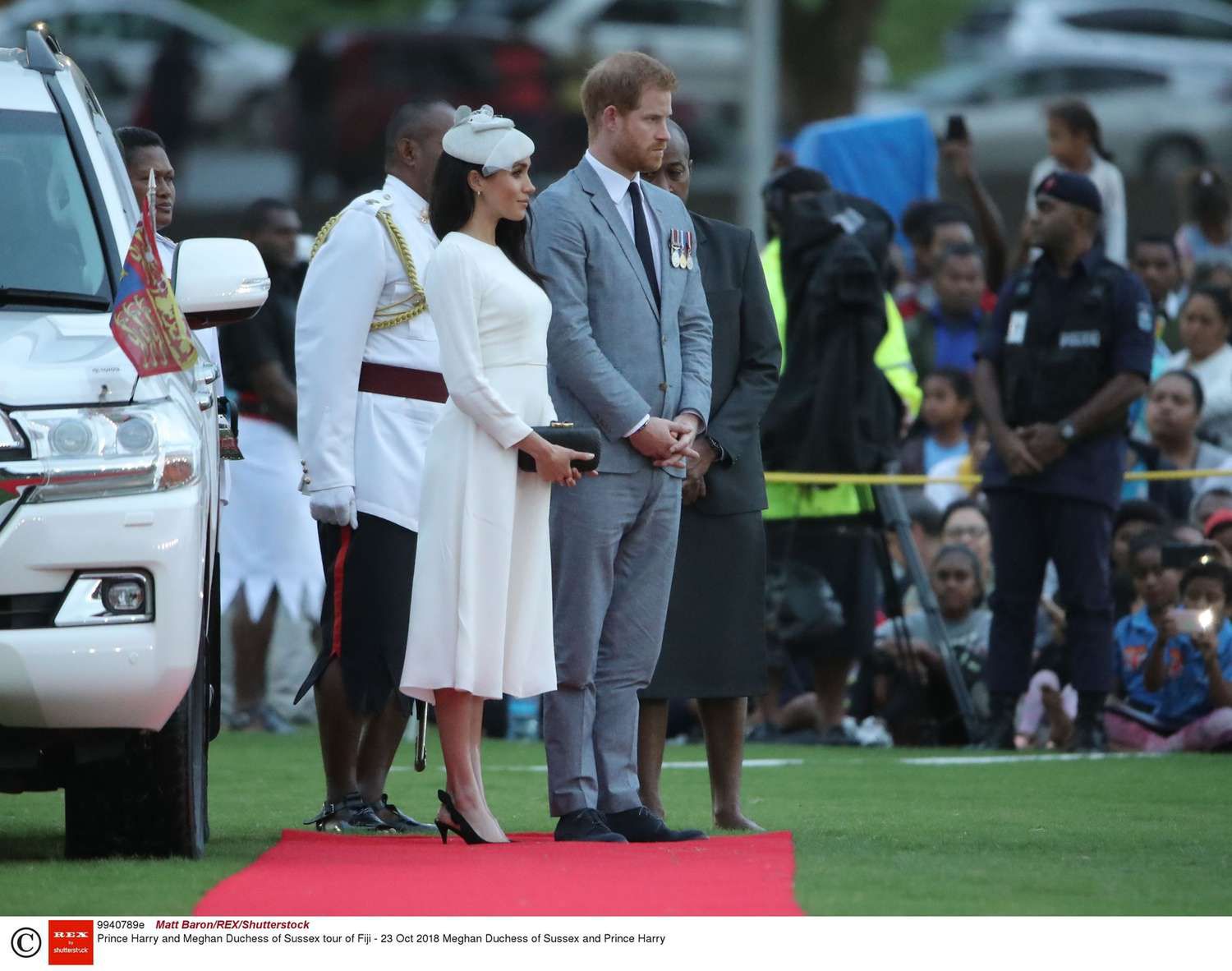 Meghan Markle w ciąży i książę Harry przybyli na Fidżi