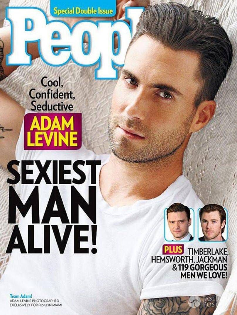 Adam Levine najseksowniejszym mężczyzną świata 2014