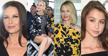 "Najlepsze przyjaciółki" bawią się pokazie mody: Nicole Kidman, Naomi Watts i Catherine Zeta-Jones z córką (ZDJĘCIA)