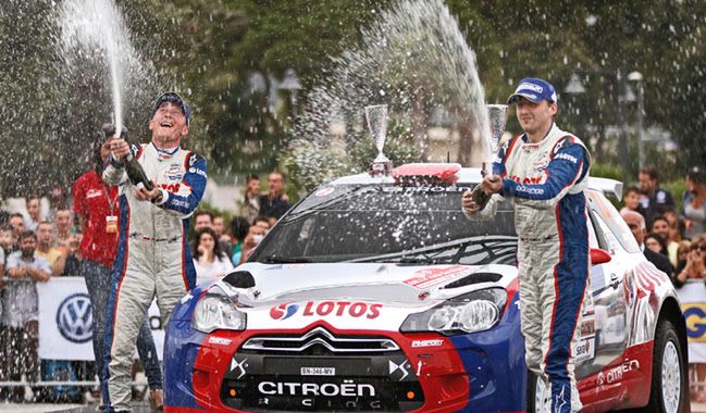 WRC-2: Kubica czwarty w "generalce"