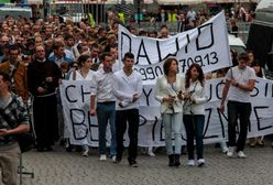 Marsz milczenia w Krakowie po zabójstwe 23-latka