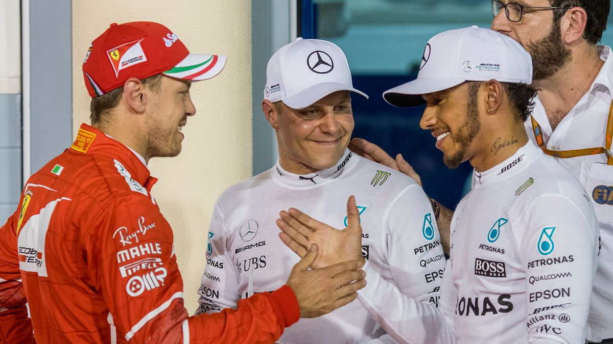 Sebastian Vettel - Valtteri Bottas - Lewis Hamilton