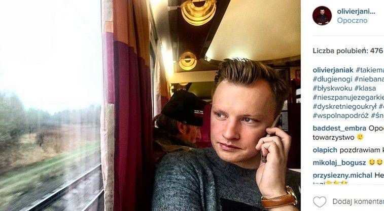 Olivier Janiak pochwalił się zdjęciem Kuby Wesołowskiego (fot. Instagram)