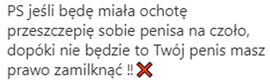Żona Fabiana Drzyzgi wywołuje burzę na Instagramie 