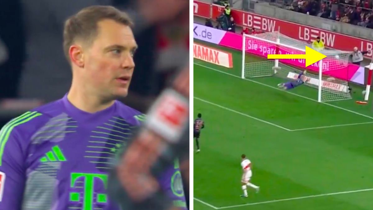 Twitter / ELEVEN SPORTS PL / Manuel Neuer i efektowna bramka Angelo Stillera