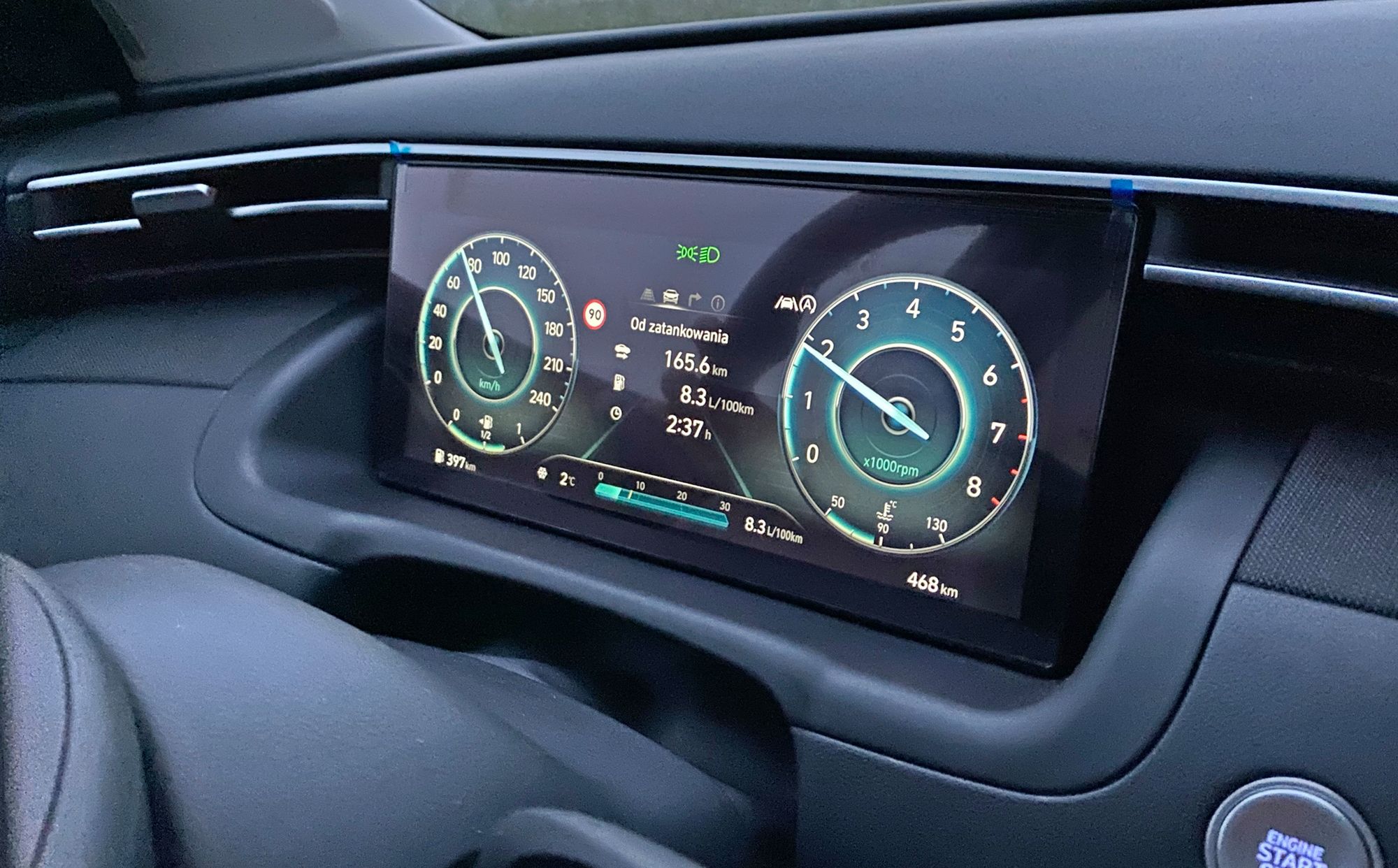 Takie spalanie w benzyniaku o mocy 150 KM jest bardzo satysfakcjonujące.