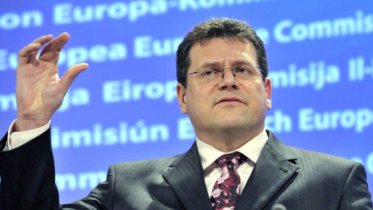 Marosz Szefczovicz, wiceszef KE.