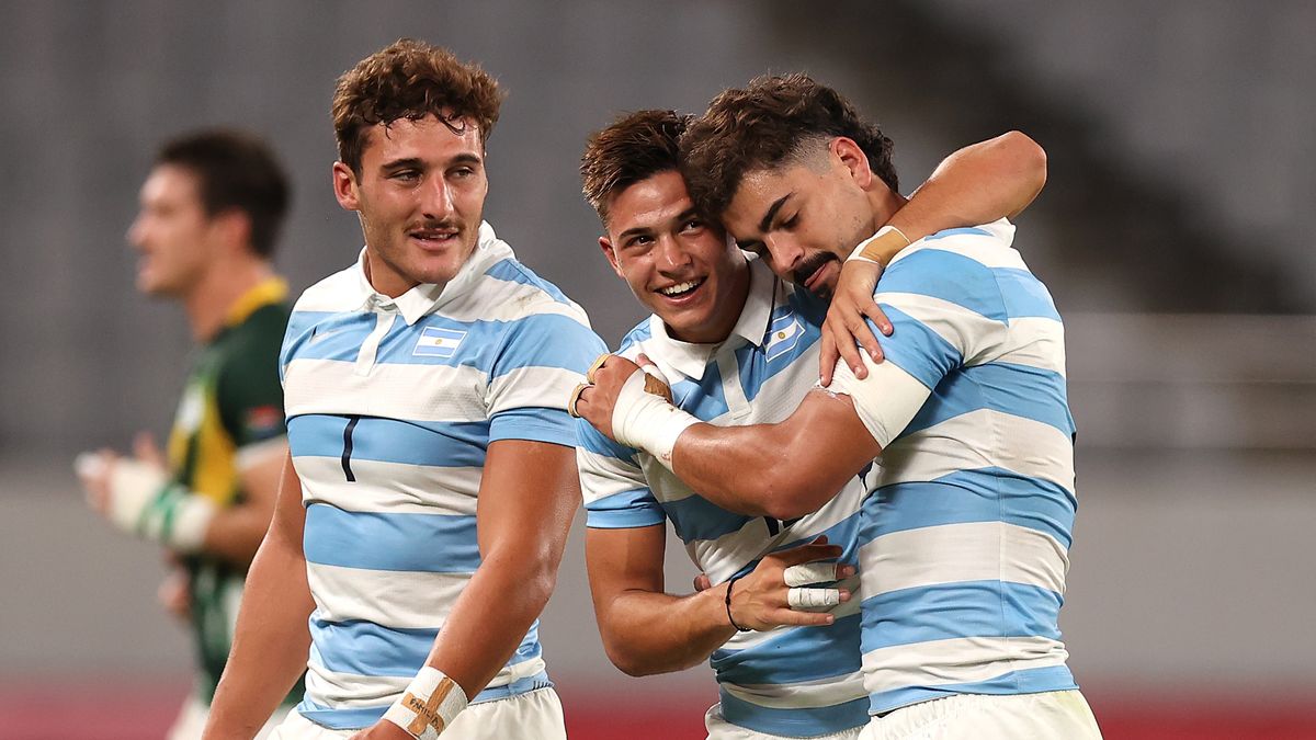 Getty Images / Dan Mullan / Na zdjęciu: rugbyści z Argentyny