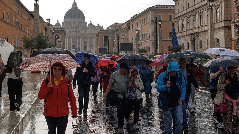 Urlop w deszczu zdarza się nawet w słonecznej zazwyczaj Italii