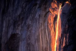 Yosemite. Zobacz "płonący" wodospad w parku narodowym 