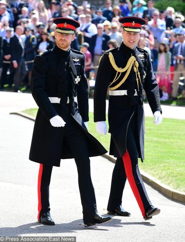 Książę Harry i książę William (ślub księcia Harry'ego i Meghan Markle)