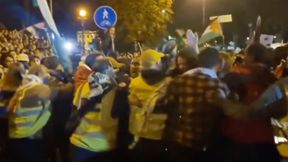 Przed meczem Izraela doszło do zamieszek. Policja użyła gazu i armatek wodnych