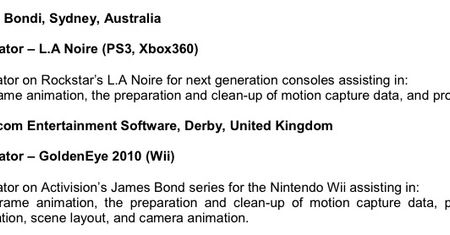 Jedno CV, dwie informacje, czyli nowy Bond i LA Noir na 360