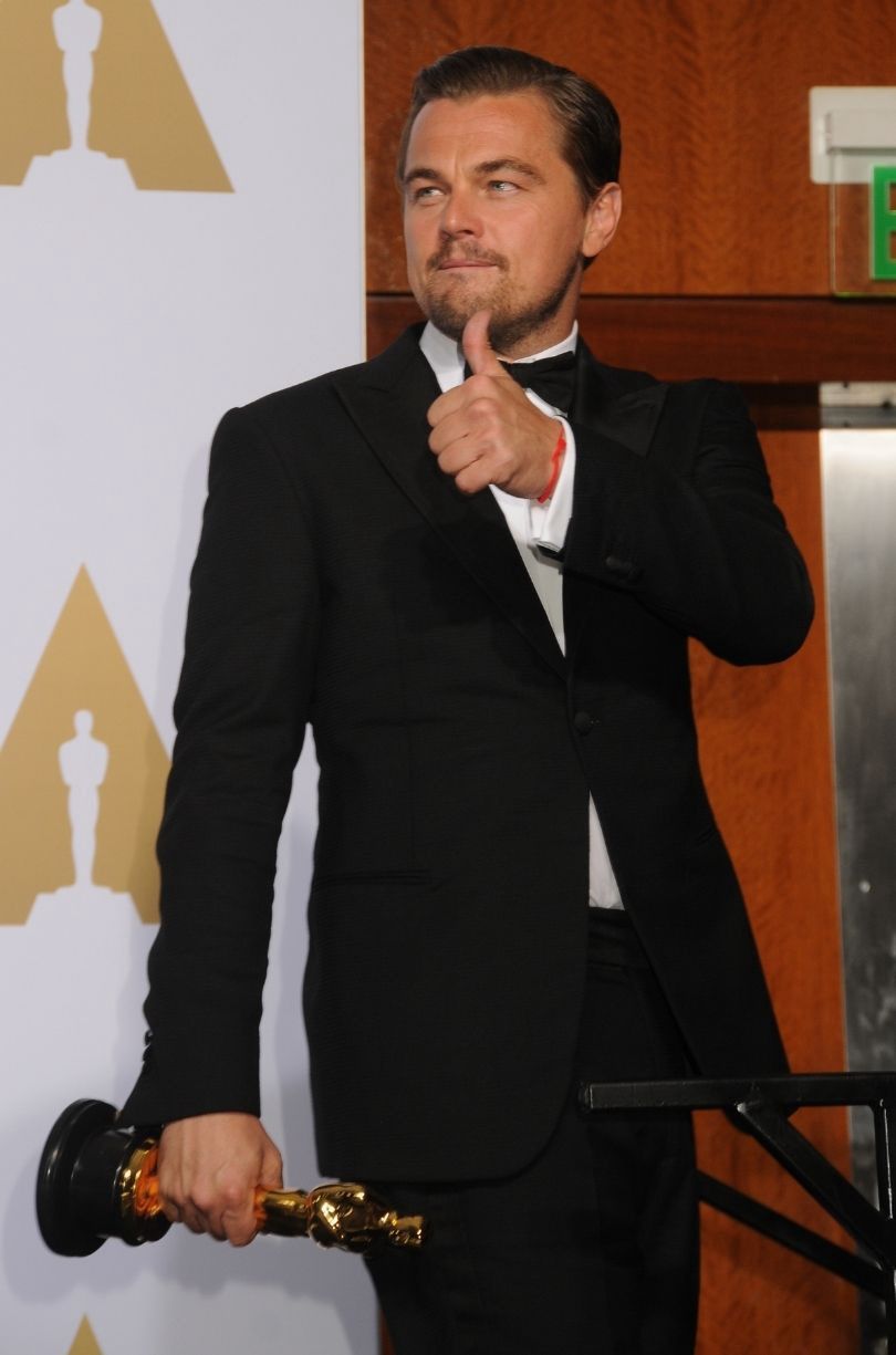 Leonardo DiCaprio śledził wieczór wyborczy w USA z prywatnego boiska do koszykówki
