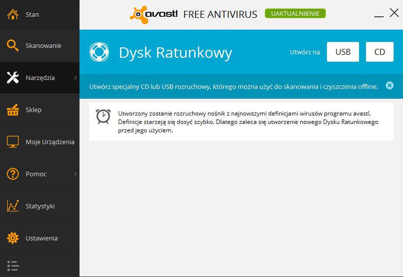 Avast 2014 - Dysk ratunkowy w akcji