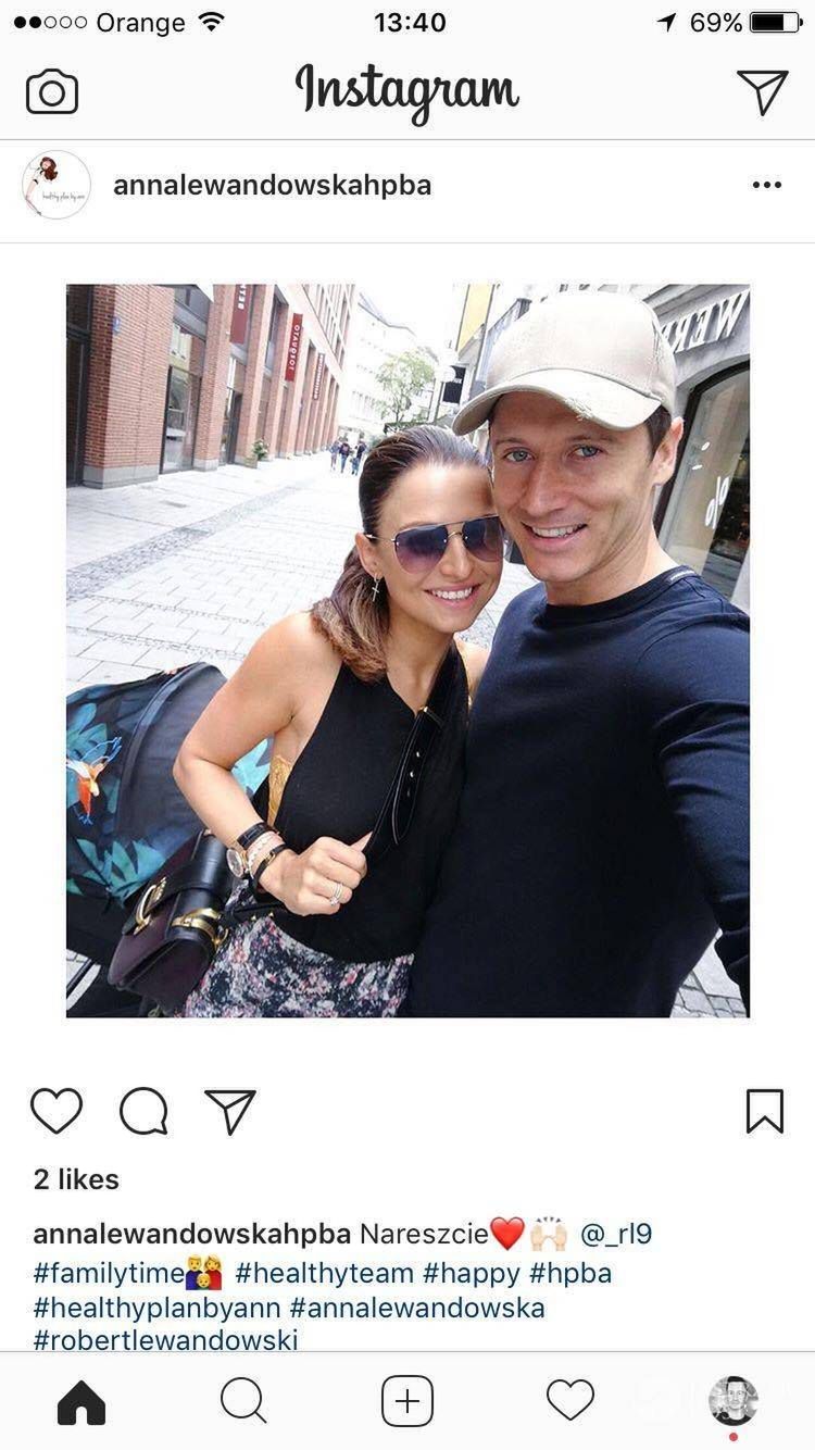 Anna Lewandowska usunęła zdjęcie z Robertem Lewandowskim