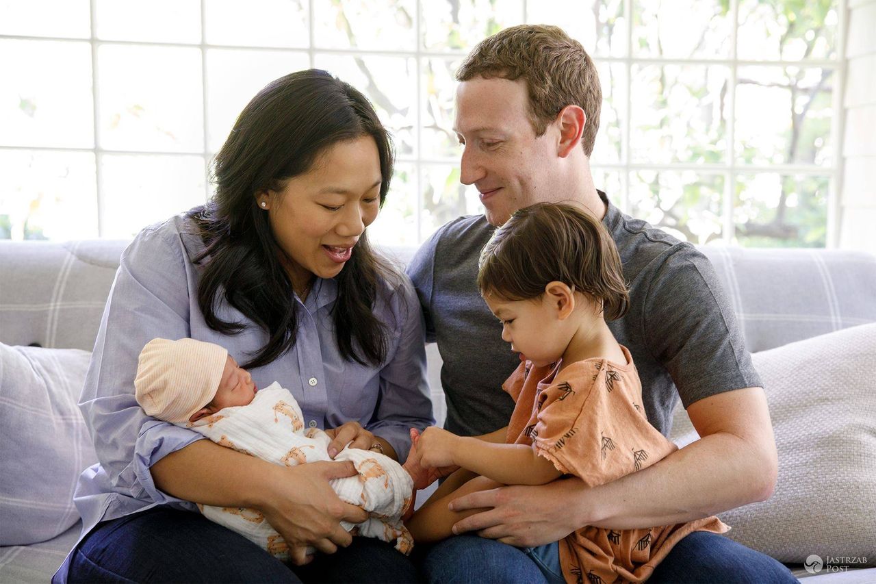 Mark Zuckerberg z córką August