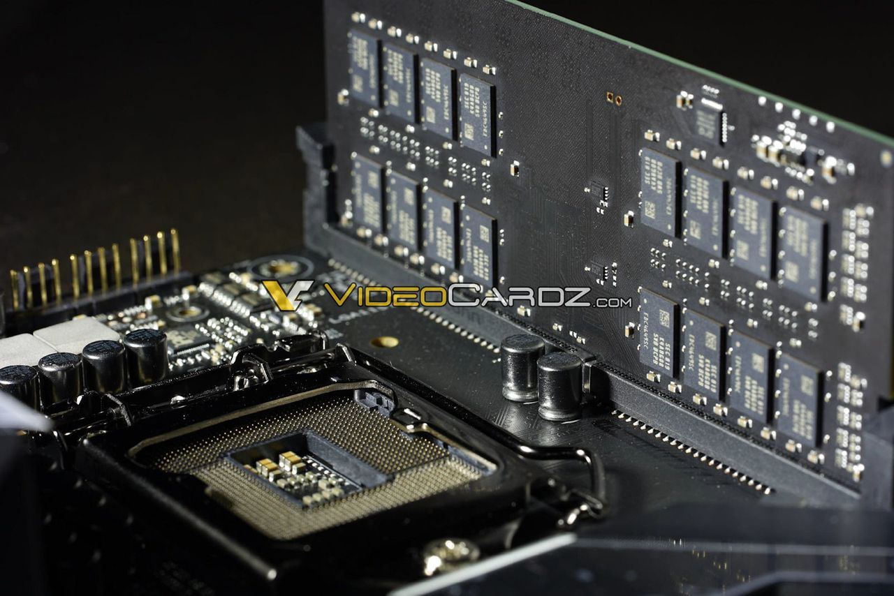 Double Capacity DIMM. Źródło: VideoCardz.com