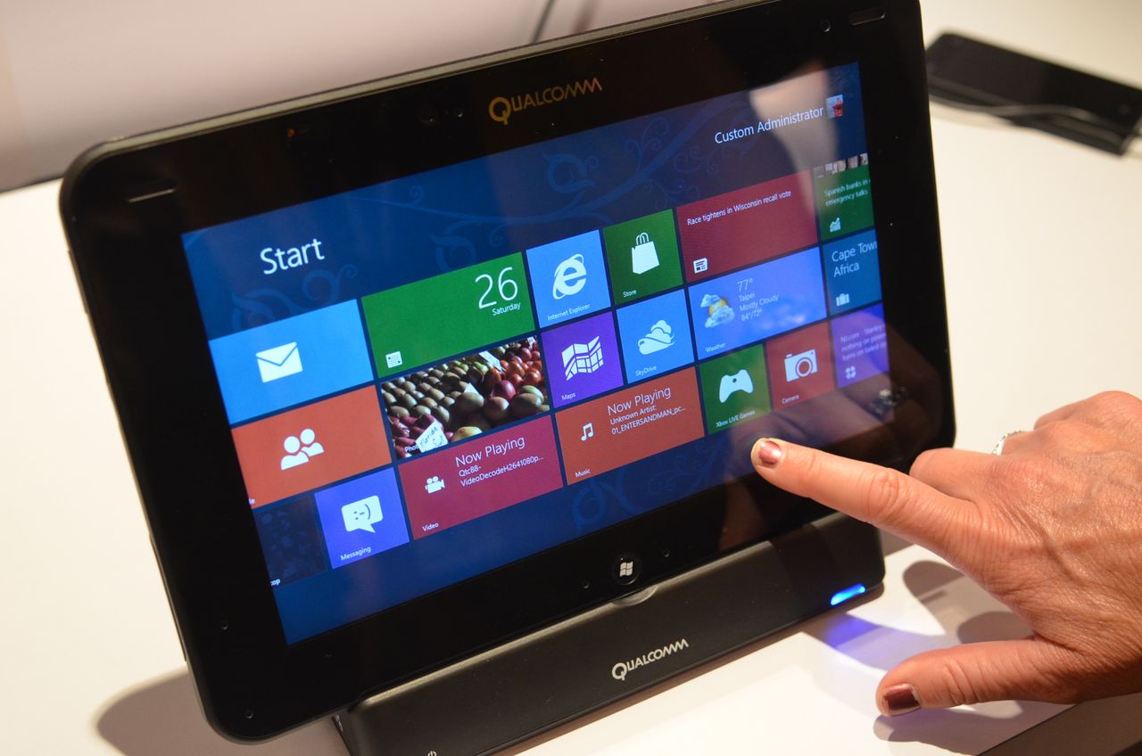 Prototypowy tablet Qualcomma z Windows RT (fot. pcworld)