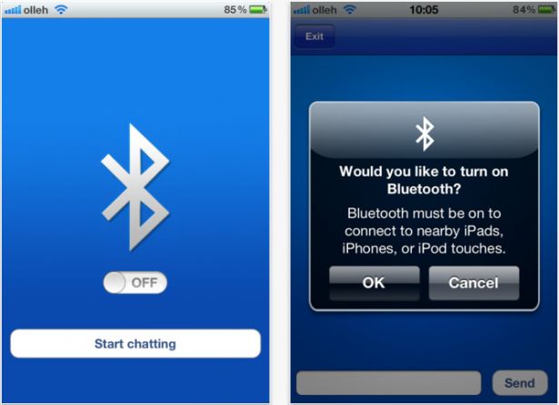 Aplikacja umożliwiająca włączanie Bluetooth z poziomu pulpitu iOS