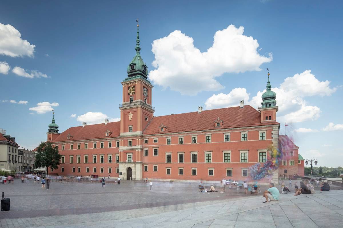 Rynek starego miasta w Warszawie