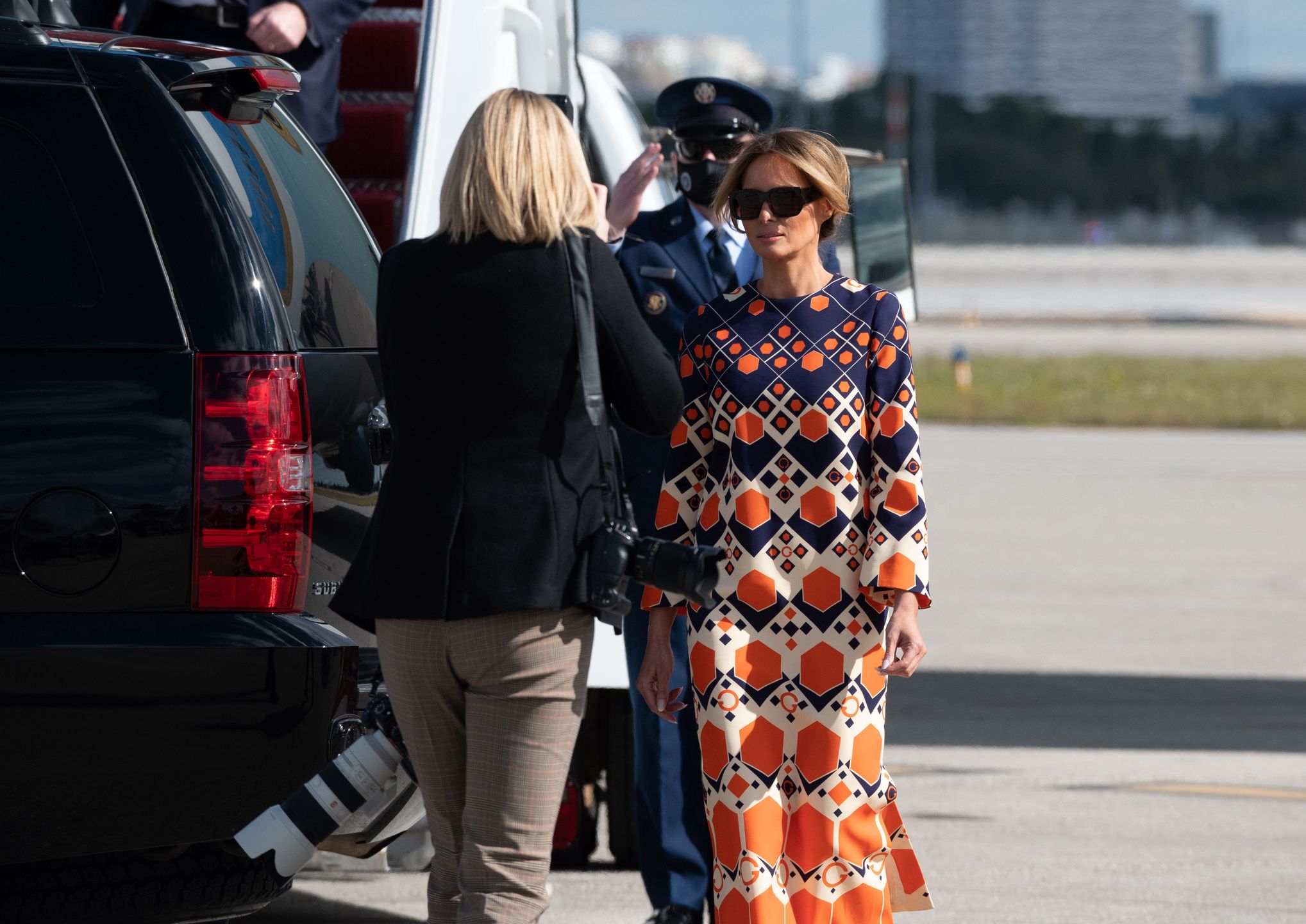 Melania Trump ucieka od Donalda Trumpa