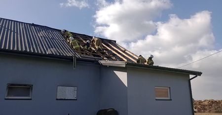 Kilkadziesiąt interwencji straży pożarnej