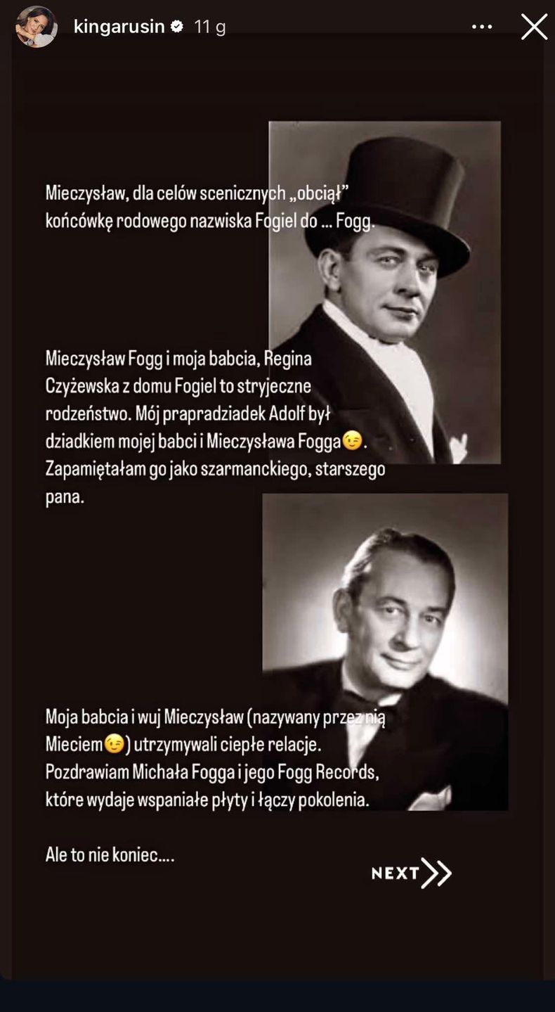 Kinga Rusin ujawniła, kim byli jej przodkowie 