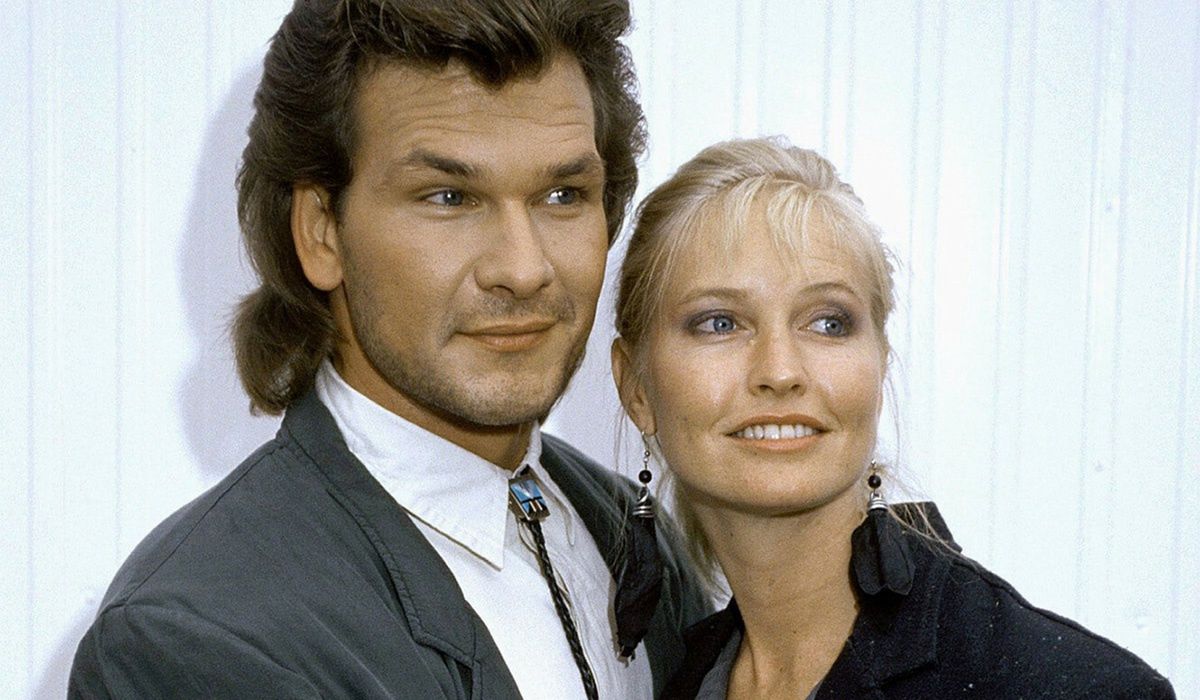 Patrick Swayze i Lisa Niemi Swayze na premierze "Dirty Dancing" 