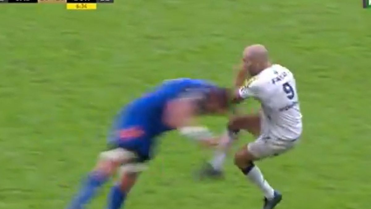 Brutalny faul w lidze francuskiej 