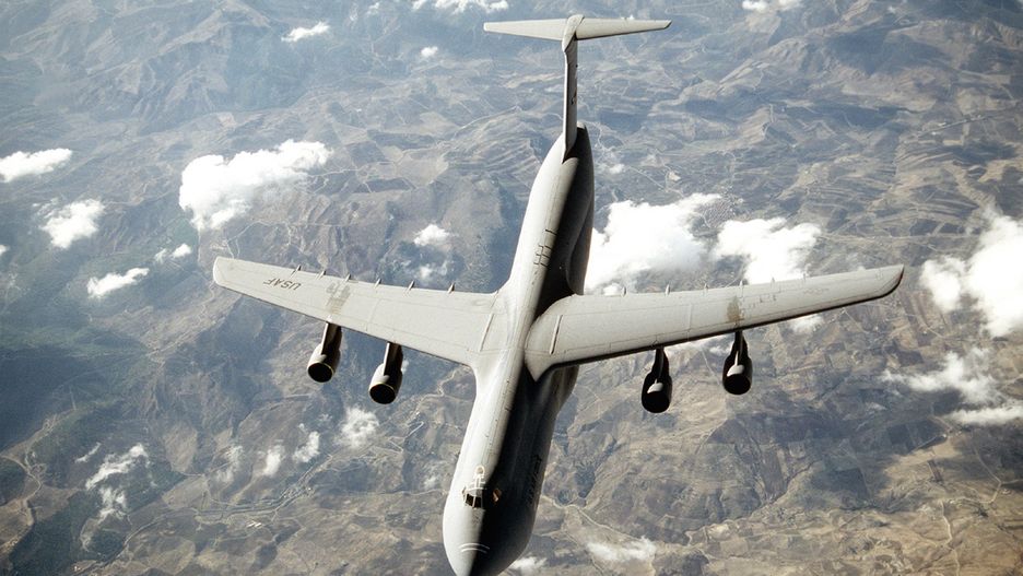 Lockheed C-5 Galaxy podczas lotu