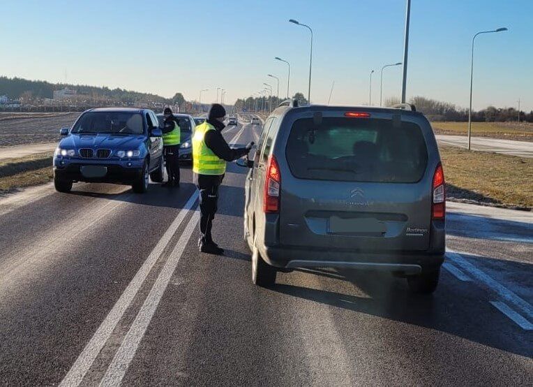 Policja łęczyńska kontrole