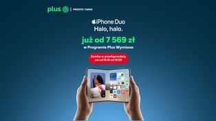 Pierwszy składany iPhone trafi do Plusa. Znamy ceny i datę przedsprzedaży iPhone Duo