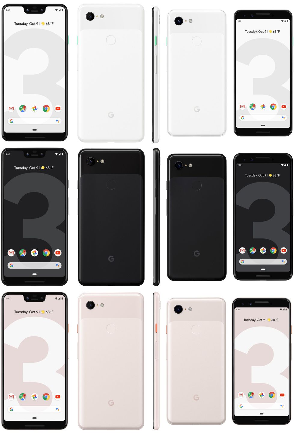 Google Pixel 3 i Pixel 3 XL oficjalnie. To raczej lekki lifting, a nie zupełnie nowe smartfony 3