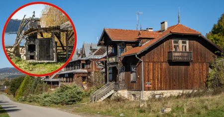 Niezwykła historia ocalonych domów. Wioskę zatopiono wiele lat temu