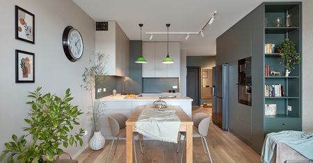 Zamienili dom na 85 mkw. Tak architektki zaprojektowały wnętrza mieszkania