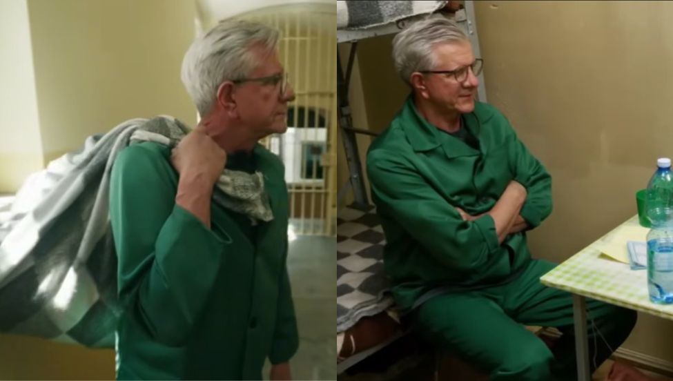 Zygmunt Chajzer w "więzieniu"