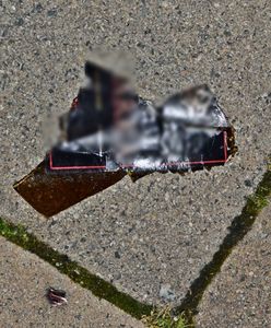 Butelką w radiowóz. 19-latek z Wałbrzycha zaatakował policjanta