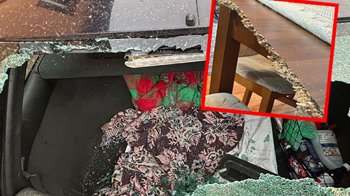 Zniszczył stół i samochód dziadkowi. Może trafić za kratki