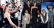 Angelina i Brad z dziećmi na premierze "Czarownicy"! (ZDJĘCIA)