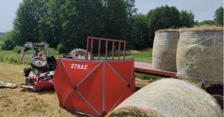 Koszmarny wypadek w Kikowie. 14-latka prowadziła ciągnik. Nie żyje