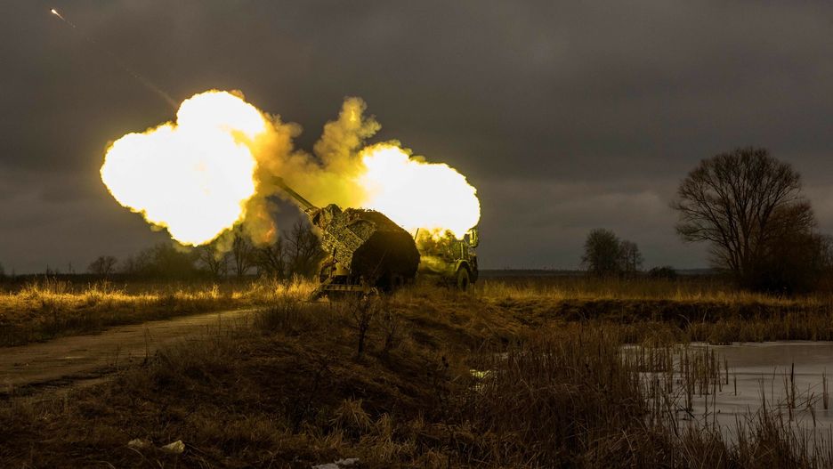 Temporary
Swedish-made Archer Howitzer operated by Ukrainian members of the 45th Artillery Brigade fires toward Russian positions, in the Donetsk region, on January 20, 2024, amid the Russian invasion of Ukraine. (Photo by Roman PILIPEY / AFP)
ROMAN PILIPEY