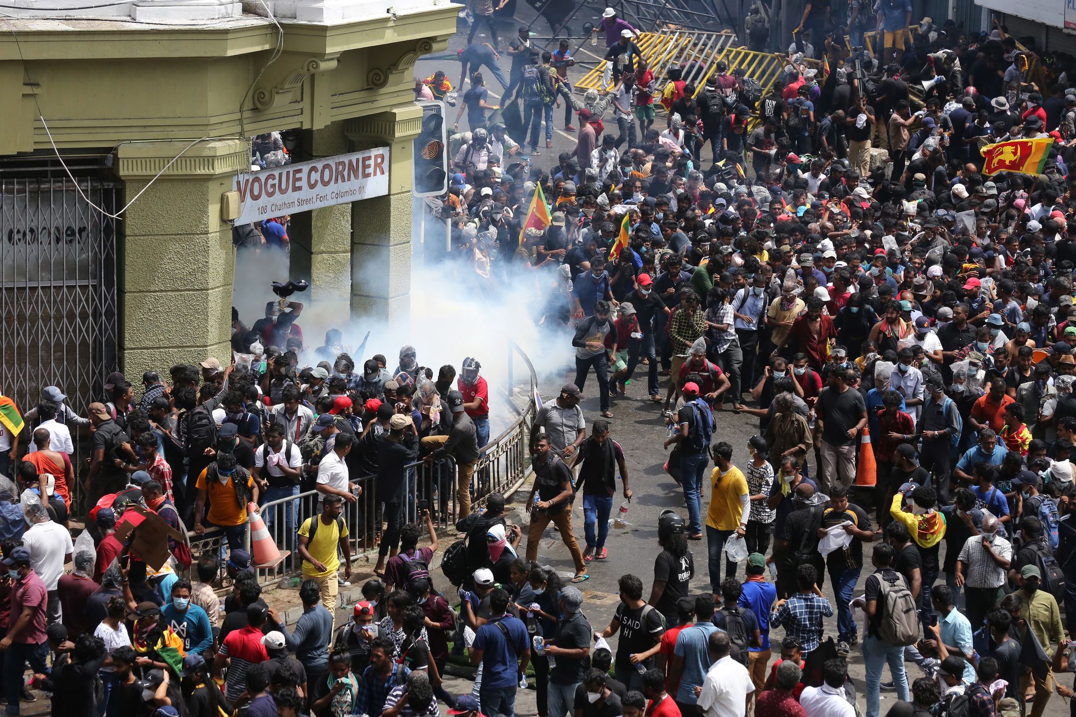 Protesty na ulicach Sri Lanki